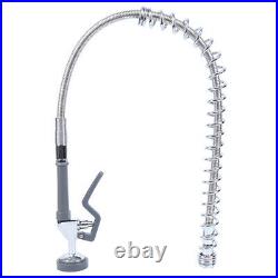 Commercial Wall Mount Kitchen Restaurant Pre-Rinse Faucet Swivel+ Add-On Tap