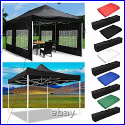 EZ Pop Up Canopy Outdoor Commercial Sunshade Wedding Party Instant Tent 10' 20