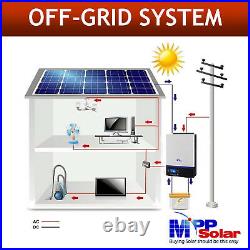 (GK) 5000w solar inverter 48v 230vac + 80A MPPT solar charger high PV 500v