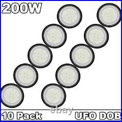 High bay LED UFO 200W Factory Warehouse Commercial Light Fixtures 10Pack