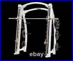 Hoist Smith Machine Commercial WHITE Preowned Strength Commercial Gym Equipment
