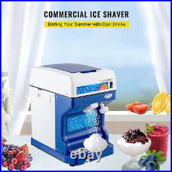 Ice Crusher Maker Commercial Ice Shaver Snow Cone Machine Instrument Bonus Blade