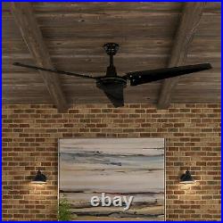 Industrial Ceiling Fan Commercial Outdoor Indoor 60 With Remote Control Black