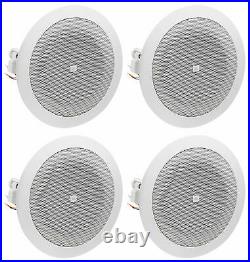 JBL Commercial Amplifier+(4) 6.5 White Wall+(8) 4 Ceiing Speakers+Wall Control