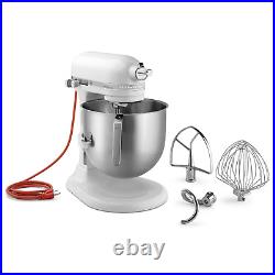KSM8990WH 8-Quart Commercial Countertop Mixer, 10-Speed, Gear-Driven, White