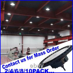 LED High Bay Light 2-8PACK 300W UFO Factory Warehouse Commercial Light Fixtures