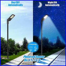 LED Outdoor Flood Light Commercial 300W Slip Fitter Mount Parking Lot Pole Lamps