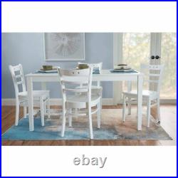 Linon Sloan Solid Wood Commercial Grade Set of Two Chairs in White