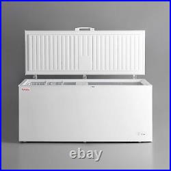 NEW 19.4 cu. Ft. White Commercial Solid Swing Door Chest Freezer, 110 Volt