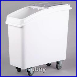 NEW 21 Gallon Dry Ingredient Storage Bin Casters Commercial Kitchen Restaurant