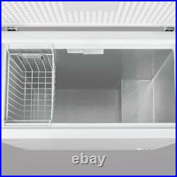 NEW 5.2 cu. Ft. White Commercial Solid Swing Door Chest Freezer, 115 Volt New