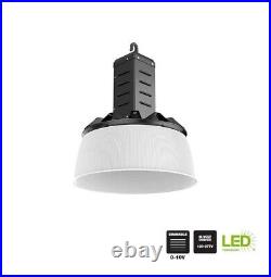NEW Commercial Electric 16 Integrated LED Dimmable Black High Bay Light 5000K