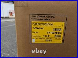 NEW in Box Schaerer Barista Commercial Espresso Machine Dual Hopper Dunkin