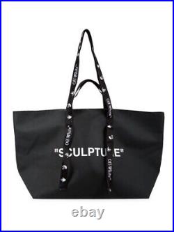 NWT OFF-WHITE Sculpture Commercial Tote Bag Black Hard to find new