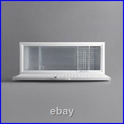 New 19.4 cu. Ft. White Commercial Solid Top Lock Swing Door Chest Freezer 110 V