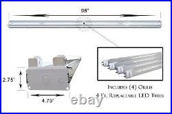 New! 8ft Commercial LED Light Fixture Garage, Warehouse, Retail Location 5000K