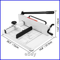 New Heavy Duty Guillotine Paper Cutter 12 Trimmer Commercial Metal Base A4