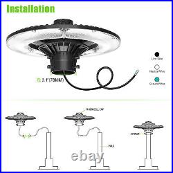 Outdoor Commercial LED Post Top Street Area Pole Light Fixture 100W 15000LM 120V