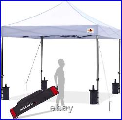 Patio Pop Up Canopy Tent 10x10 Commercial-Series (White)