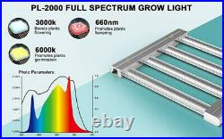 Phlizon FD 9600 6500 3000 Commercial LED Grow Light Full SpectrumFluence Gavita