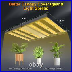 Phlizon FD4500 450W LED Grow Light Bar for Indoor Plant Commercial IR Veg Flower