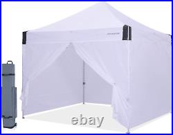 Pop up Canopy Tent Commercial 10'X10' Enclosed Instant Canopy Tent Market Stall