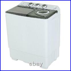 Portable Washing Machine 26lbs Washer Compact with Drain Pump for Dorm Apartment