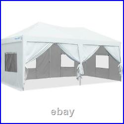 Quictent 10x20 Commercial Pop UP Canopy Patio Gazebo Event Party Tent WithSidewall
