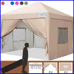 Quictent EZ Pop Up Canopy 10'X10' Outdoor Commercial Party Tent Gazebo Shelter