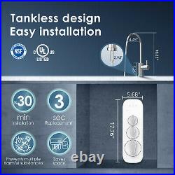 Reverse Osmosis Drinking Water Filtration System Tankless 400 GPD RO Waterdrop