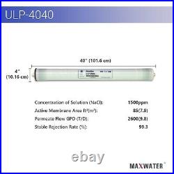 Reverse Osmosis Keensen ULP-4040 2200 GPD Commercial RO Membrane Max Water