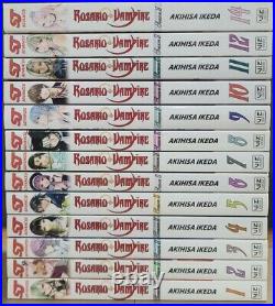 Rosario & Vampire English Manga Season 2 Volumes 1-12,14 Paperback Viz Media New