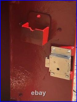 Royal Mail Cast Iron ER Post Box Pillar Red Black White Letterbox Powder Coated