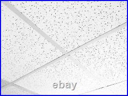 SUSPENDED CEILING ND Fine Fissured 1195 x 595mm 1200x600mm Acoustic 8x Tiles Box