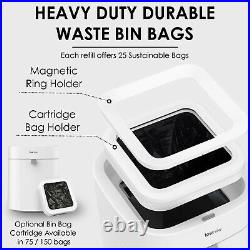 Self Sealing & Replacing rubbish bag Open Top Smart Trash kitchen Waste dust Bin