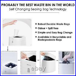 Self Sealing & Replacing rubbish bag Open Top Smart Trash kitchen Waste dust Bin