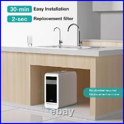 SimPure Q3-600GPD 7Stage Tankless Reverse Osmosis Water Filter Filtration System