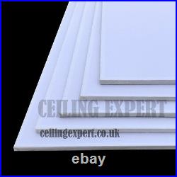 Suspended Vinyl Laminated 595x595mm Ceiling 600x600mm Waterproof 24 Tiles Pack