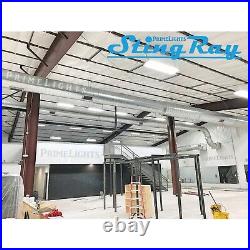 T8 LED High Bay Warehouse Shop Commercial Light Fixture USA MADE Super Bright