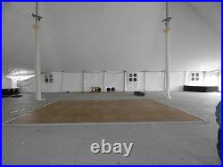 TENT SIDE WALLS NEW 10' tall X 20' wide white Commercial, George Maser