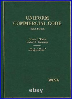 Uniform Commercial Code (Hornbooks), Summers, Robert, White, James, 9780314926692