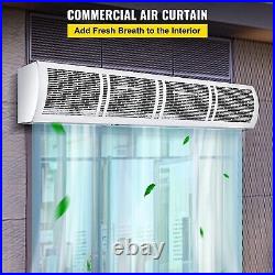VEVOR 59 Inch Air Curtain, 2 Speeds 2515 CFM Commercial Indoor Air Curtain