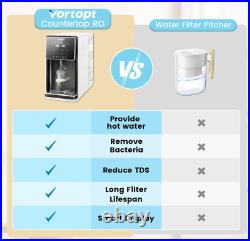 Vortopt Countertop Reverse Osmosis System-5 Stage UV RO Water Filter System