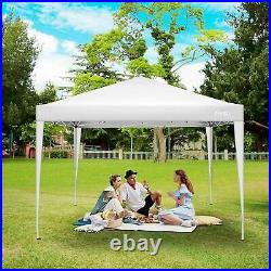 Waterproof Pop Up Commercial Canopy 10x10 Garden Party Tent with 4 Side Walls US