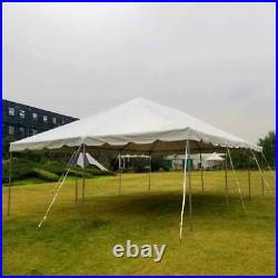 Weekender 20x30' West Coast Frame Tent Commercial White Vinyl Party Event Canopy