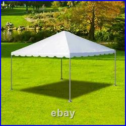 West Coast 15' x 15' Frame Tent Canopy White Waterproof Commercial Party Gazebo